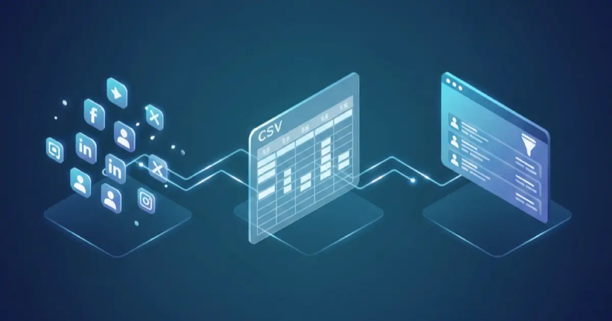 Export Social Media Followers to Your CRM: The 5-Step Playbook
