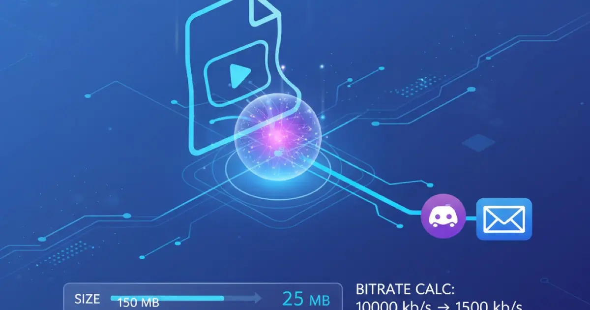 Video Bitrate Calculator: Calculate Optimal Bitrates for Discord, Email, and Streaming